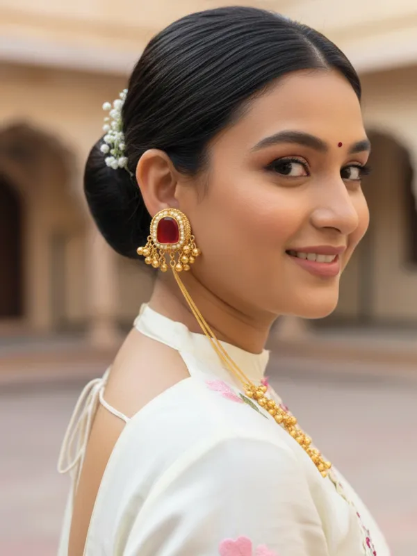 Kashmiri_Long_Drop_Earrings_(Red_Stone)