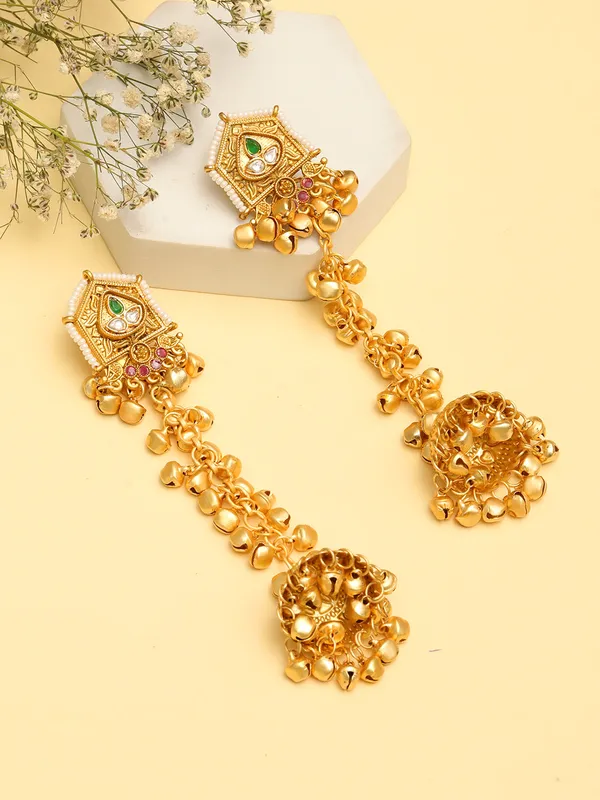 Kashmiri_Long_Drop_Jhumka_Earrings