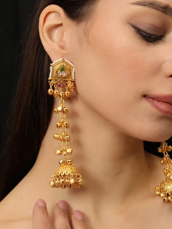 Kashmiri_Long_Drop_Jhumka_Earrings