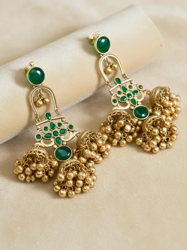 Kashmiri_Long_Drop_Jhumka_Earrings