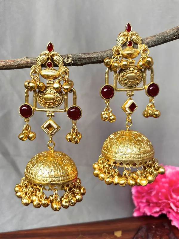 Kashmiri_Long_Drop_Jhumka_Earrings