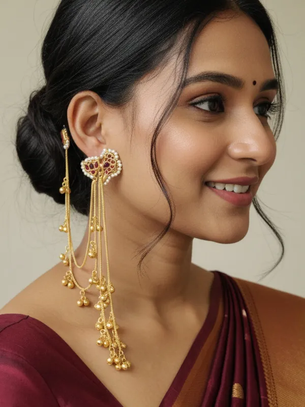 Kundan_Crystal_Statement_Kan_Chain_Earrings