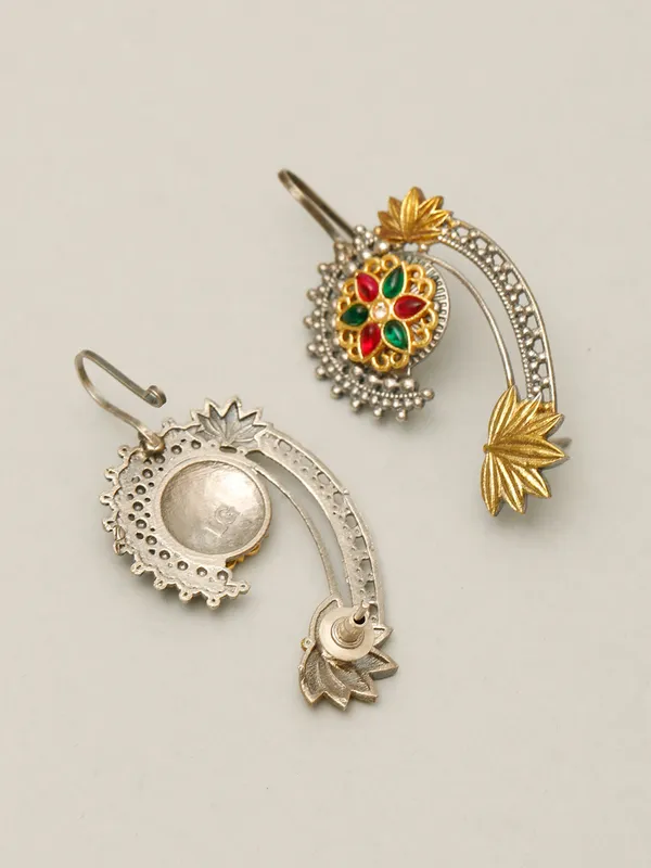 Oxidised_Multicolor_Ear_Cuff_Earrings