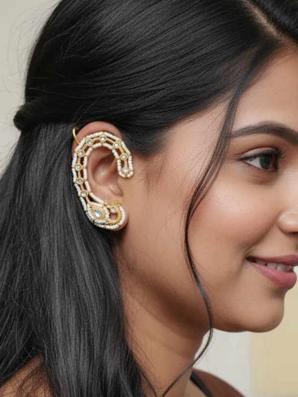 Oxidised_Multicolor_Ear_Cuff_Earrings
