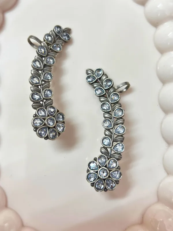 Oxidised_Silver_Plated_Ear_Cuff_Earrings