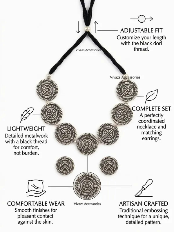 Oxidised_Statement_Coin_Jewellery_Set