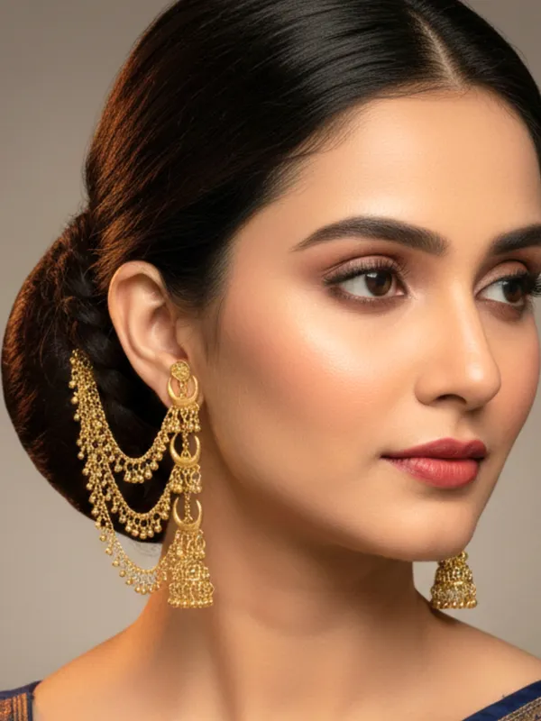 Oxidised_Statement_Kan_Chain_Earrings