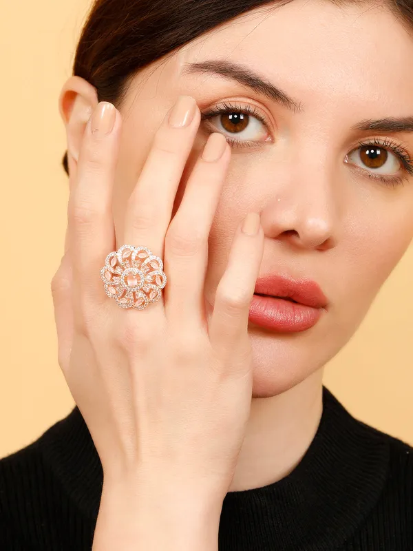 Rose_Gold_Plated_Ad-Studded_Adjustable_Ring