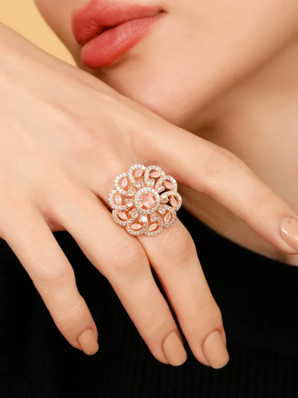 Rose_Gold_Plated_Ad-Studded_Adjustable_Ring
