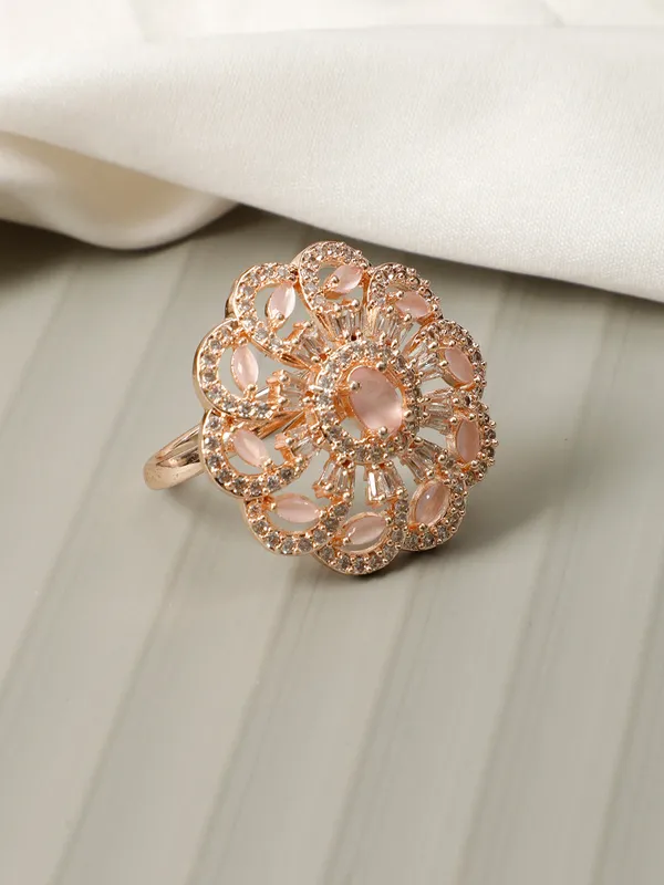Rose_Gold_Plated_Ad-Studded_Adjustable_Ring
