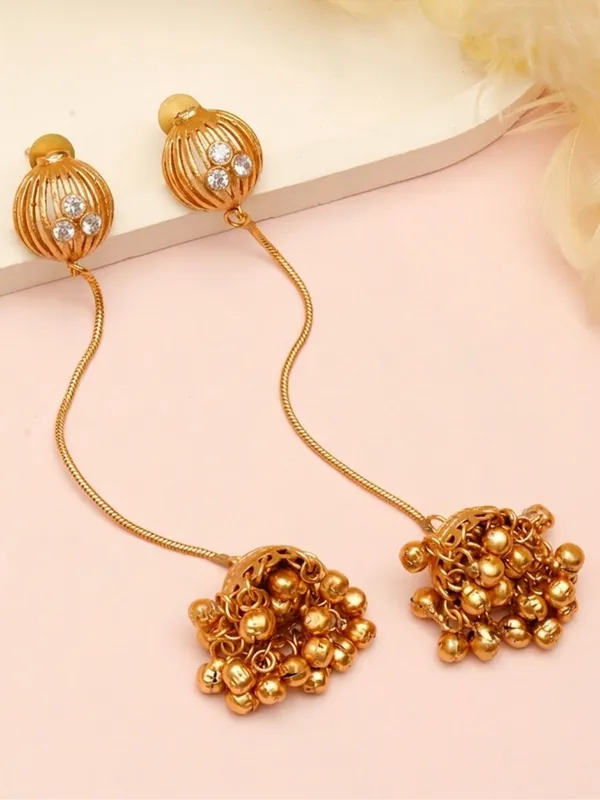 Rose_Gold-Plated_Stones_Studded_&_Beaded_Dome-Shaped_Jhumkas