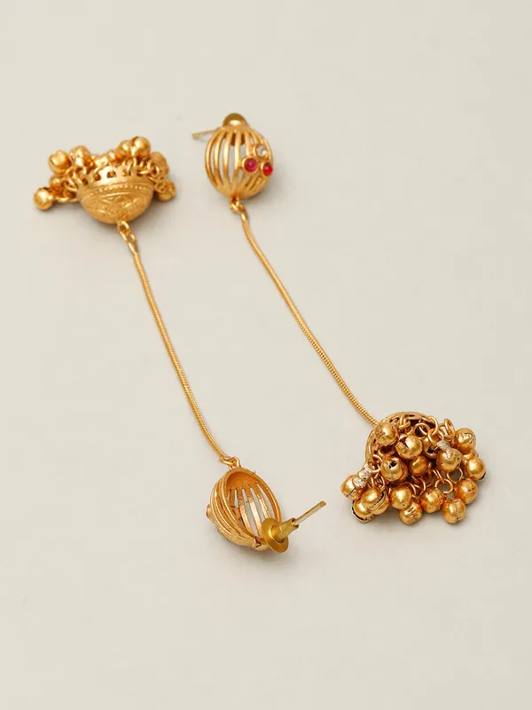 Rose_Gold-Plated_Stones_Studded_&_Beaded_Dome-Shaped_Jhumkas