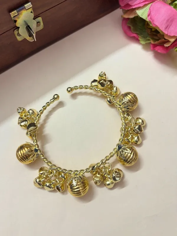 Set_Of_2_18K_Gold_Toned_Adjustable_Ghungroo_Traditional_Bangles