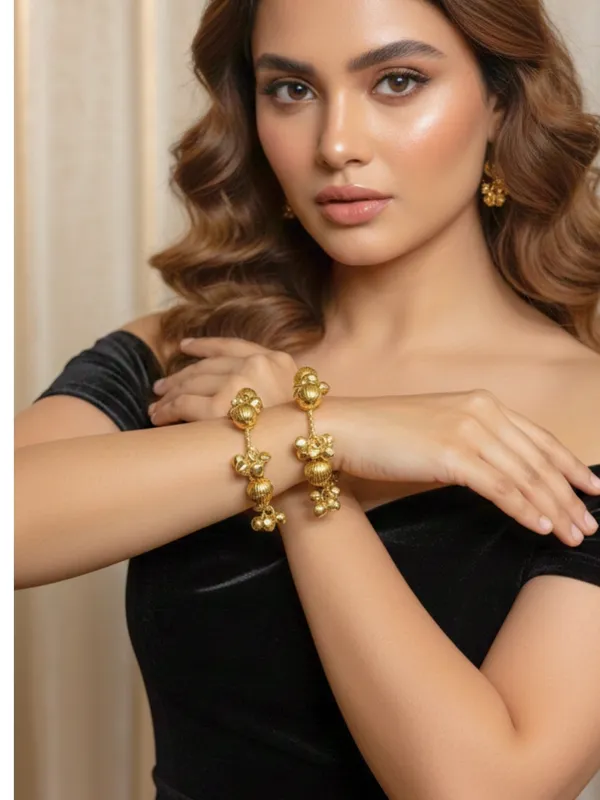 Set_Of_2_18K_Gold_Toned_Adjustable_Ghungroo_Traditional_Bangles