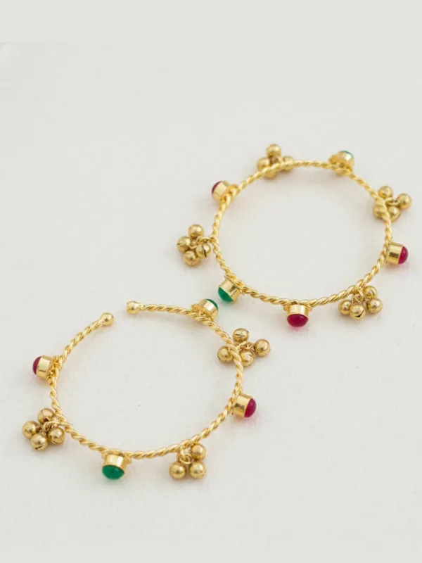 Set_Of_2_18K_Gold_Toned_Adjustable_Ghungroo_Traditional_Bangles