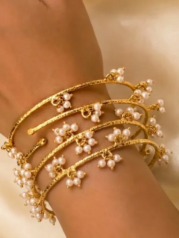 Set_Of_2_18K_Gold_Toned_Pearl_Adjustable_Ghungroo_Traditional_Bangles