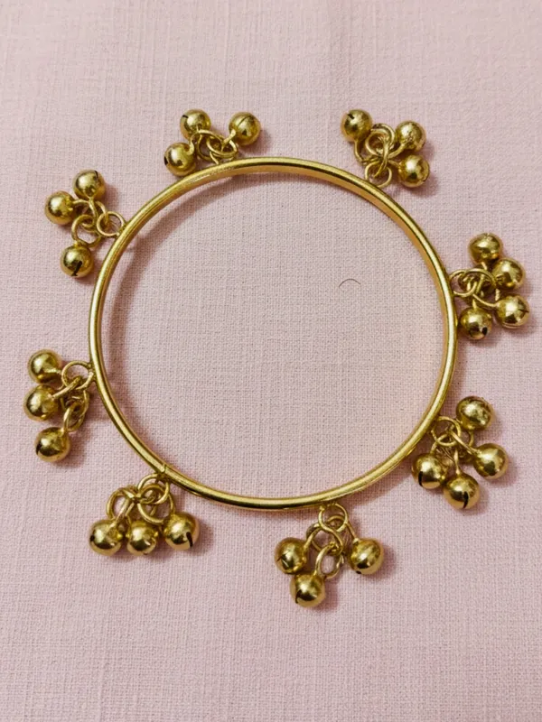 Set_Of_4_18K_Gold_Plated_Ghungroo_Traditional_Bangles