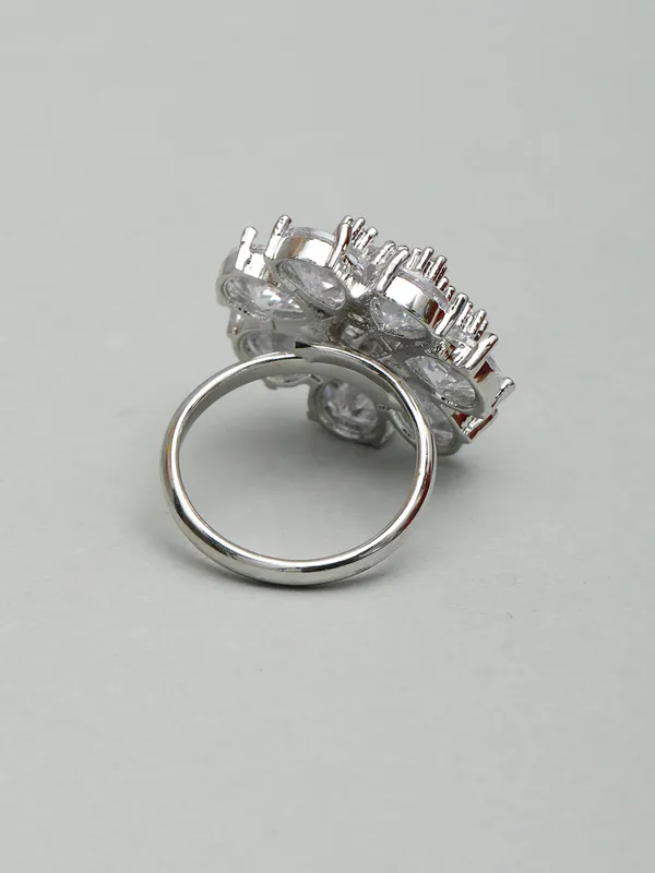 Silver_Plated_Ad-Studded_Contemporary_Adjustable_Finger_Ring