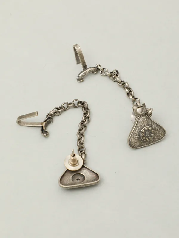 German_Silver_Contemporary_Ear_Cuff_Earrings