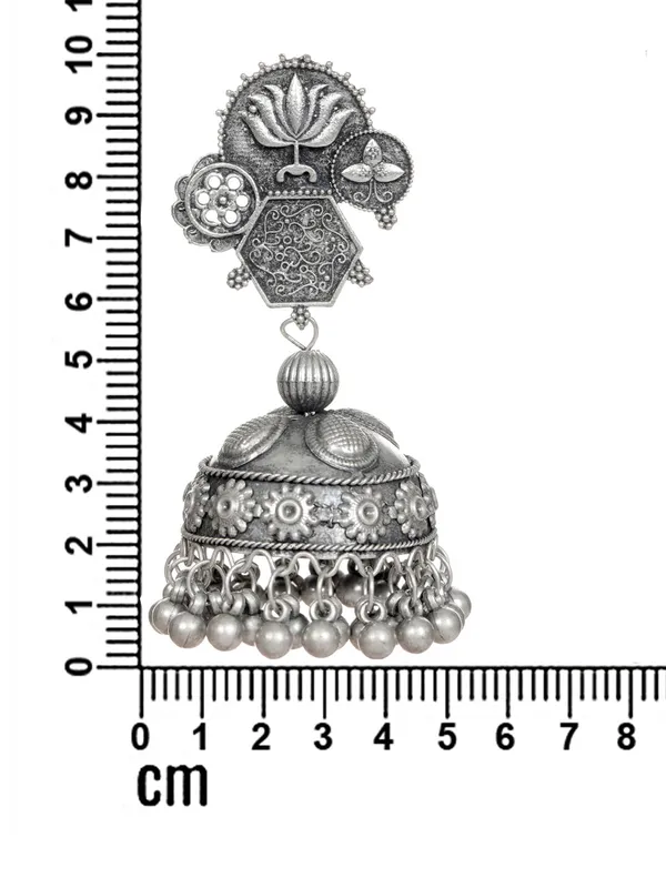 Women_Oxidized_Silver_Plated_Traditional_Contemporary_Jhumkas_Earring