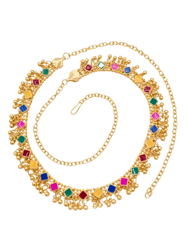 Women_Gold-Plated_Multicolour_Stone_Studded_Kamarband_Waist_Belt