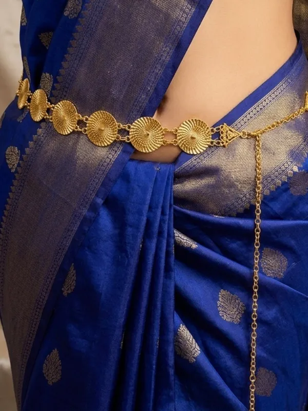 Women_Oxidised_Silver-Plated_Textured_Disc_Kamarband_Waist_Belt