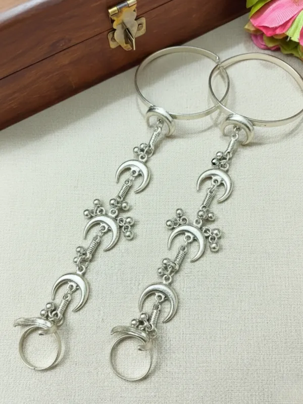 Silver_Plated_Hathphool_Ring_Bracelet