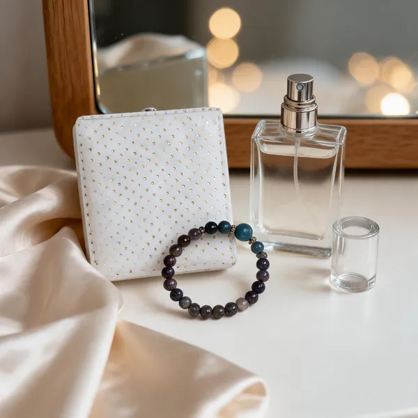 Capricorn_(Makar)_Rashi_Bracelet_With_Free_Selenite_Charging_Plate