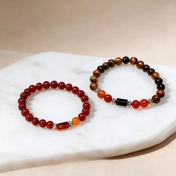 Fire_Signs_Rashi_Bracelet_Duo_(Aries_And_Leo)