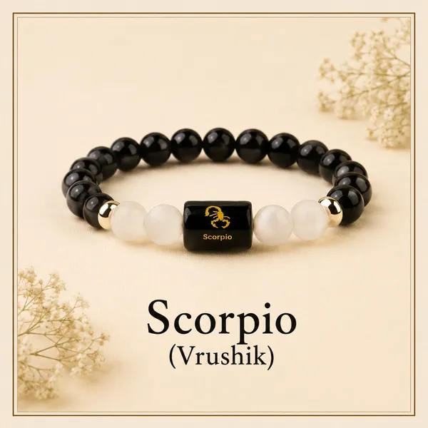 Scorpio_(Vrishchik)_Rashi_Bracelet_With_Free_Selenite_Charging_Plate