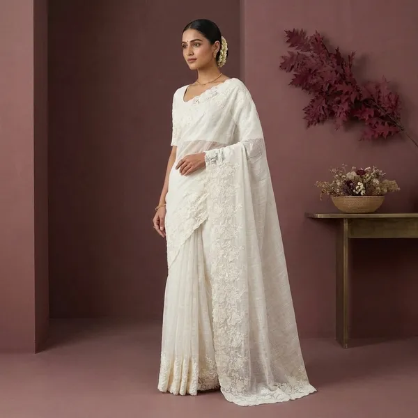 White_Net_Floral_Embroidered_Lace_Fabric_For_Women