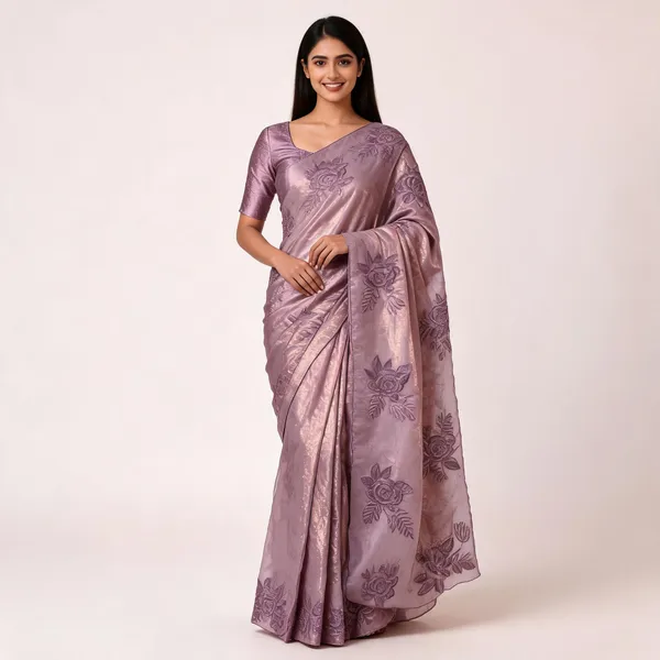 Mauve_Fendi_Silk_Floral_Embroidered_Shimmer_Scarf_For_Women