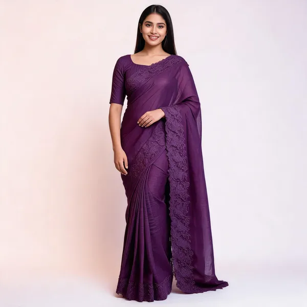 Purple_Kota_Doriya_Embroidered_Lace_Border_Saree_For_Women