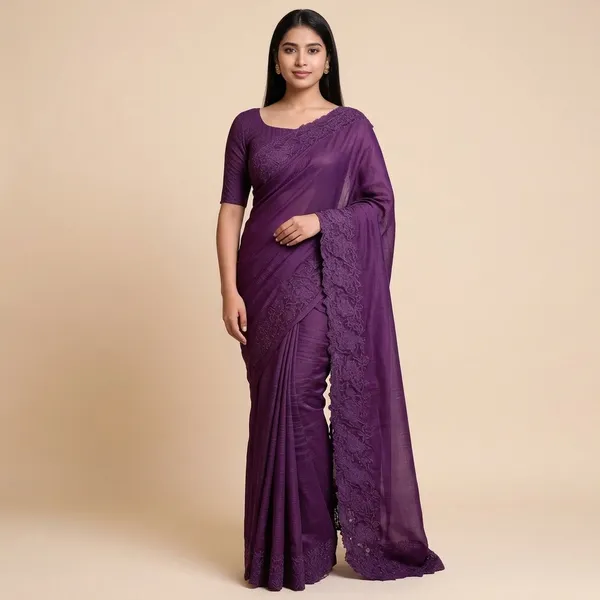 Purple_Kota_Doriya_Embroidered_Lace_Border_Saree_For_Women