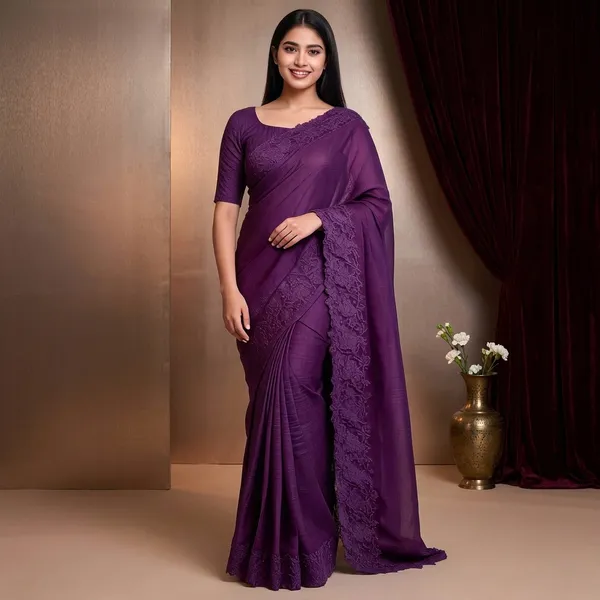 Purple_Kota_Doriya_Embroidered_Lace_Border_Saree_For_Women
