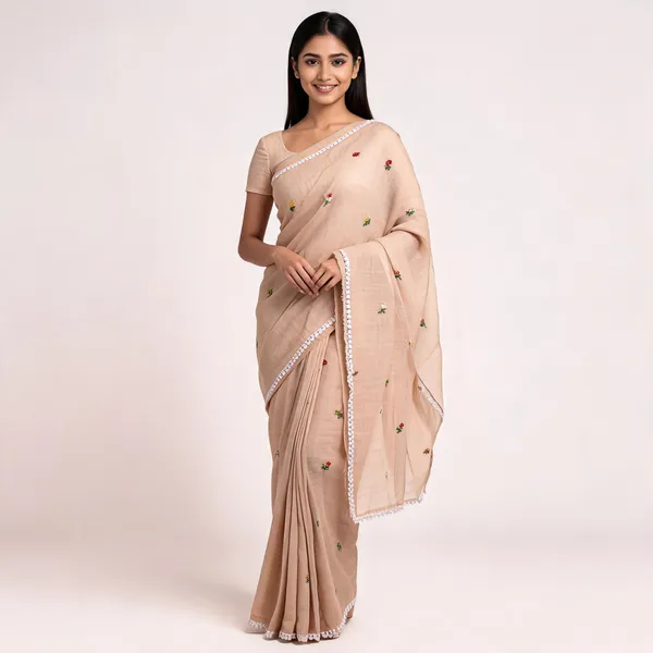 Beige_Kota_Doriya_Floral_Embroidered_Unstitched_Suit_Fabric_For_Women