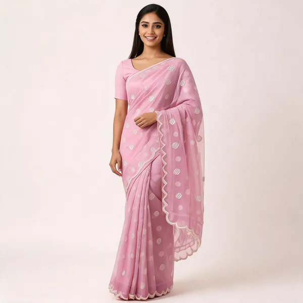 Pink_Tebby_Orgenza_Polka_Dot_Embroidered_Suit_Fabric_For_Women