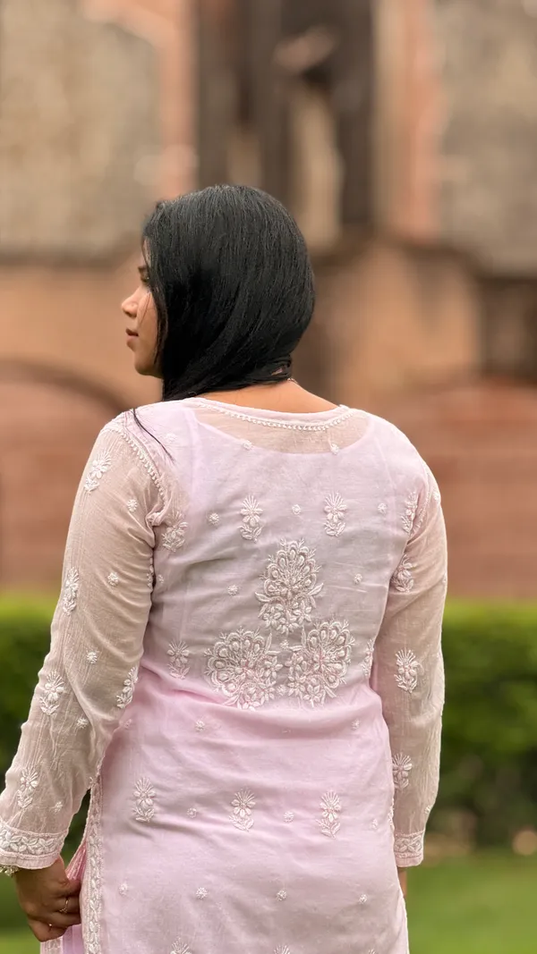 Mul_Chanderi_4_Piece_Kurta_Set_-_Baby_Pink