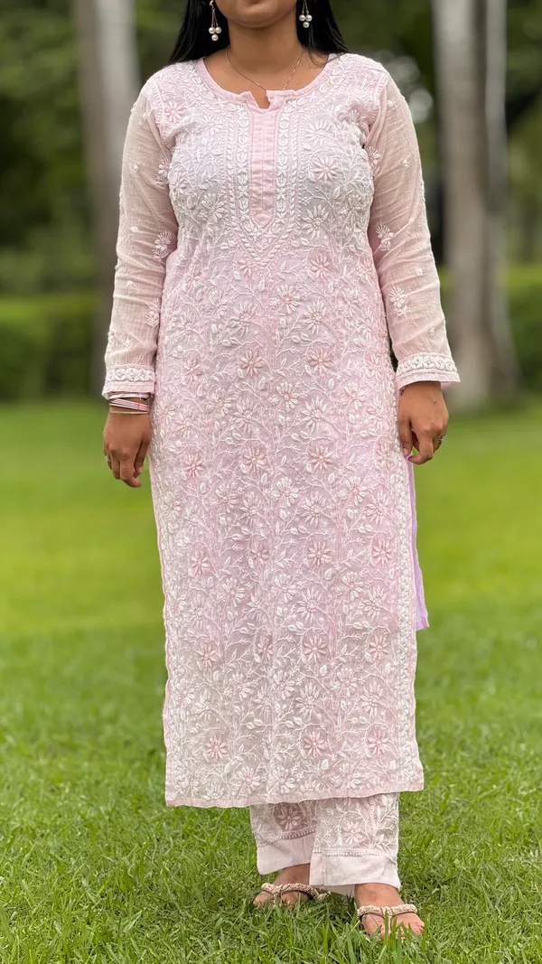 Mul_Chanderi_4_Piece_Kurta_Set_-_Baby_Pink