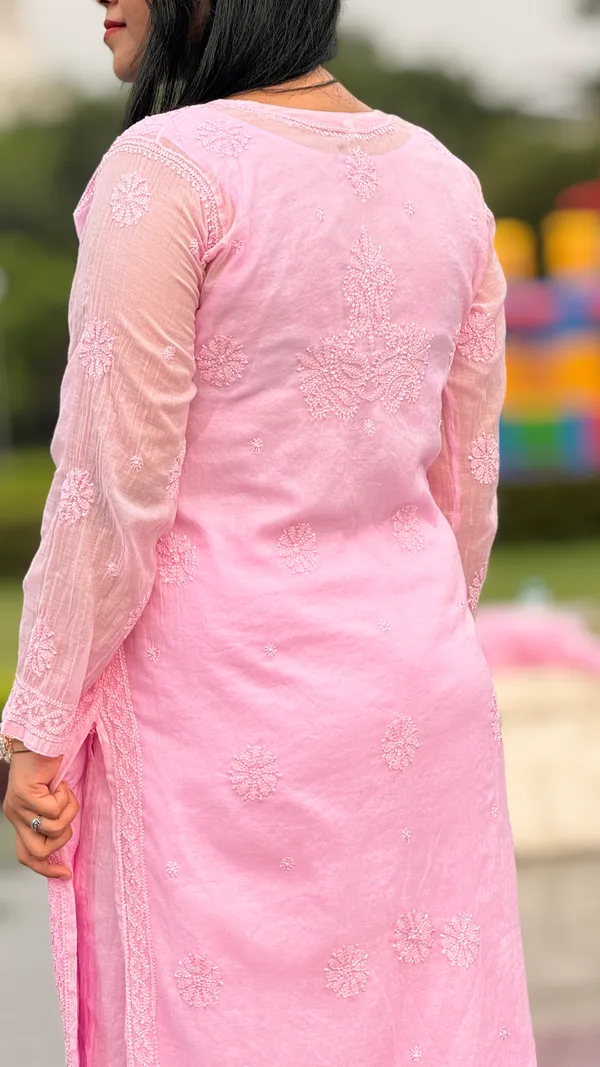 Pure_Mul_Chanderi_Chikankari_Kurta_4_Piece_Sets_-_Carrot_Pink