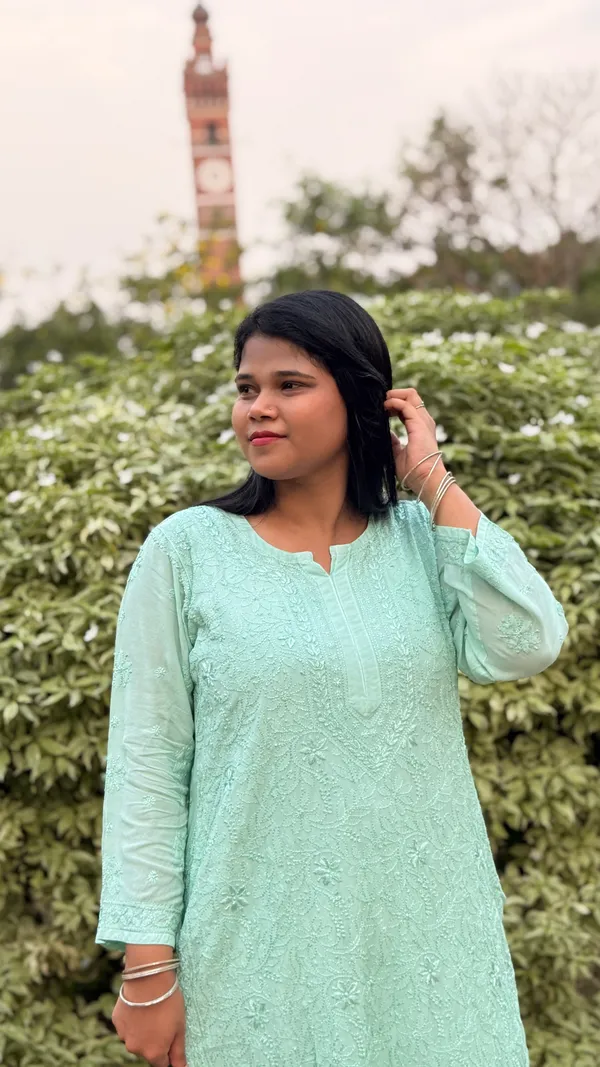 Pure_Muslin_Silk_Kurta_-_Mint_Green