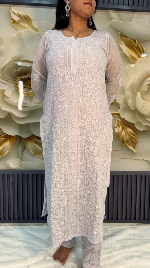 Pure_Kota_Doria_4_Piece_Kurta_Sets_-_Light_Mauve