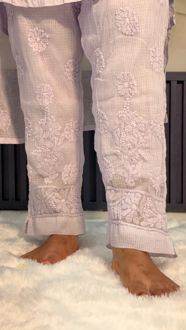 Pure_Kota_Doria_4_Piece_Kurta_Sets_-_Light_Mauve