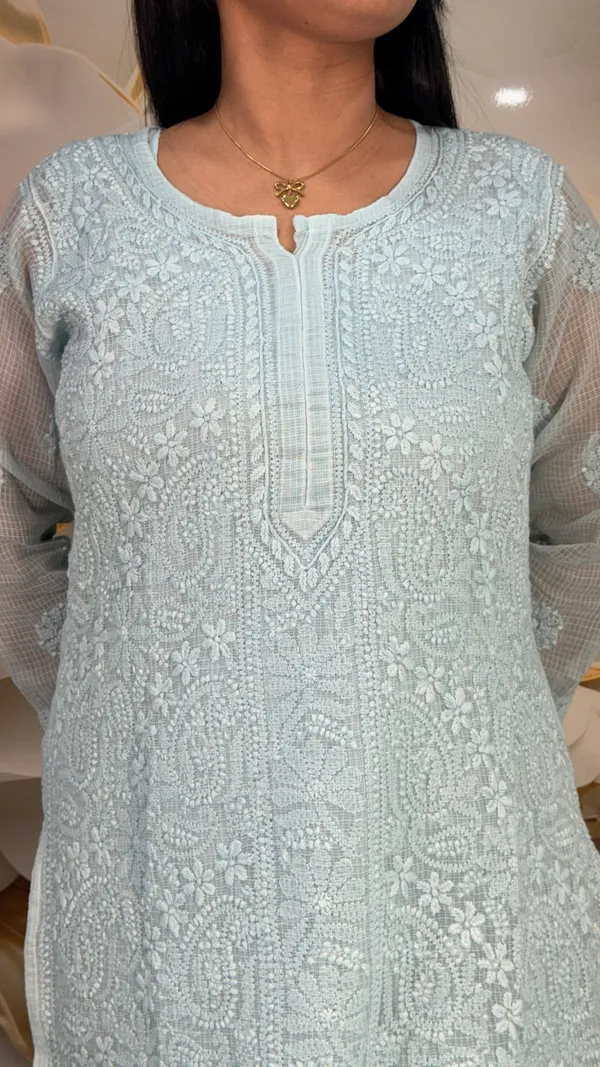 Pure_Kota_Doria_4_Piece_Kurta_Sets_-_Tile_Blue