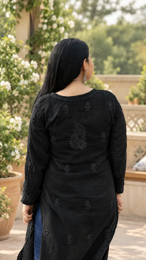 Pure_Kota_Doria_Kurti_-_Black