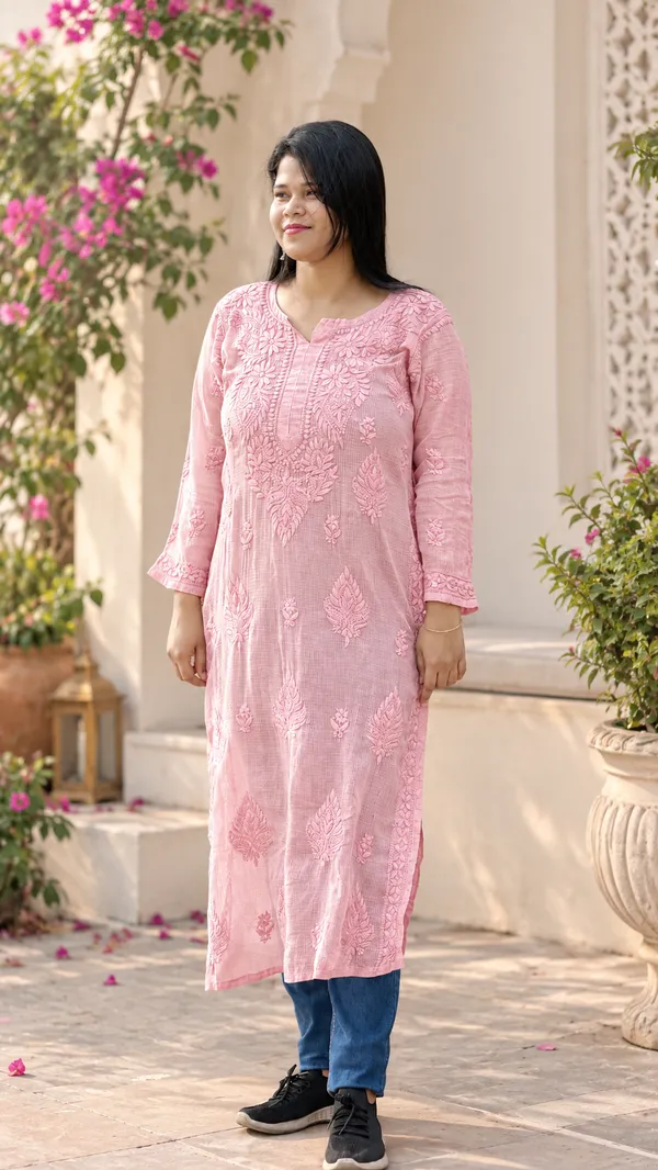 Pure_Kota_Doria_Kurti_-_Pink