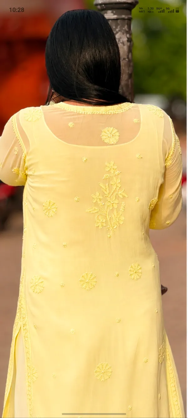 Pure_Viscose_3_Piece_Kurta_set_-_Lemon
