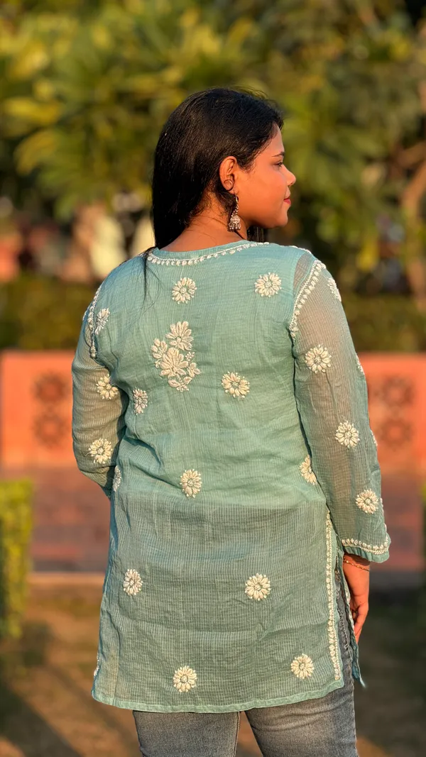 Pure_Kota_Doria_Top_-_Sea_Green