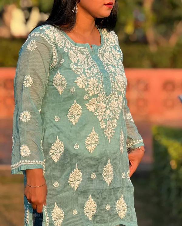 Pure_Kota_Doria_Top_-_Sea_Green