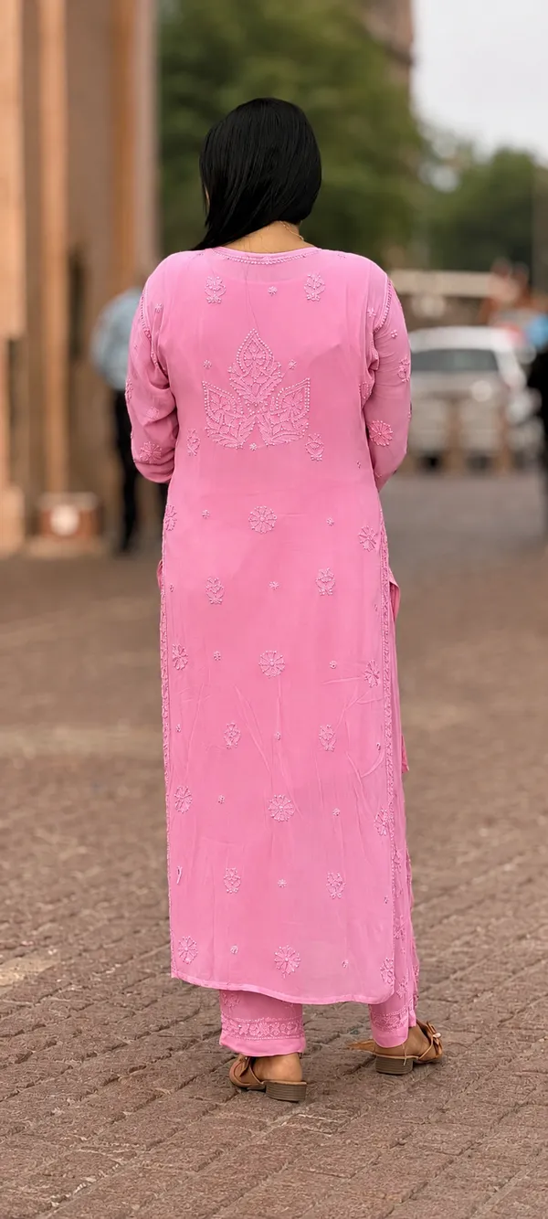 Viscose_3_Piece_Kurta_Set_-_Pink